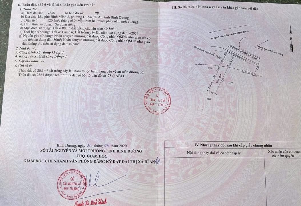 Đất nền Dĩ An 120,5m² giá 5.7 tỷ - Mặt tiền kinh doanh sầm uất!