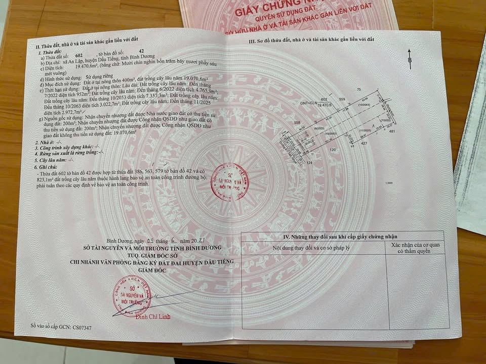 Đất nền Dầu Tiếng, Bình Dương 19.470m² - Giá đầu tư hấp dẫn!