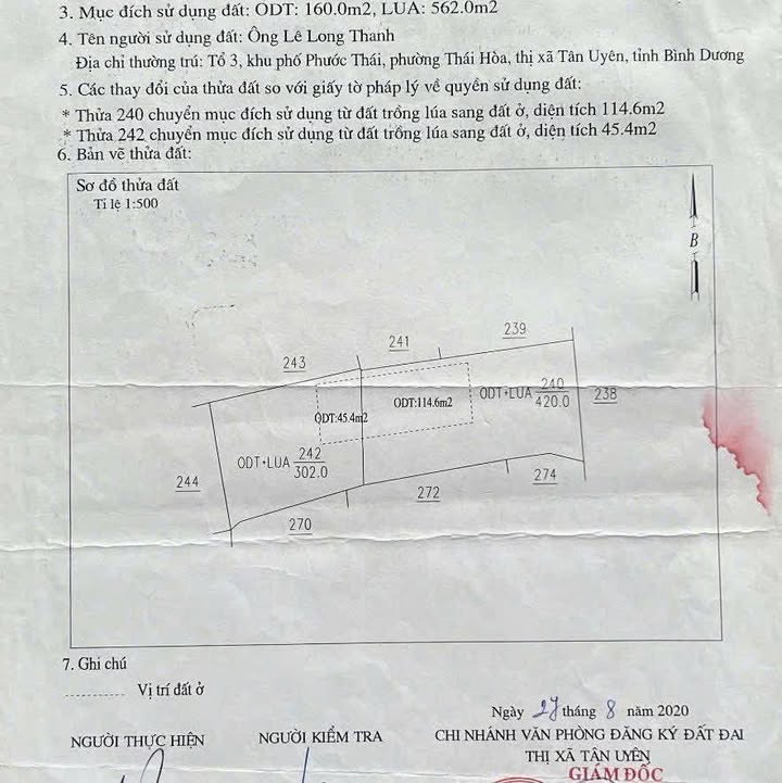 Nhà vườn Thái Hòa Tân Uyên 720m² giá 1.9 tỷ - Nơi nghỉ dưỡng lý tưởng!