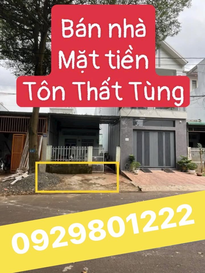 Đất mặt tiền Tôn Thất Tùng, TP. Buôn Ma Thuột 120m² - Đầu tư sinh lời lý tưởng!