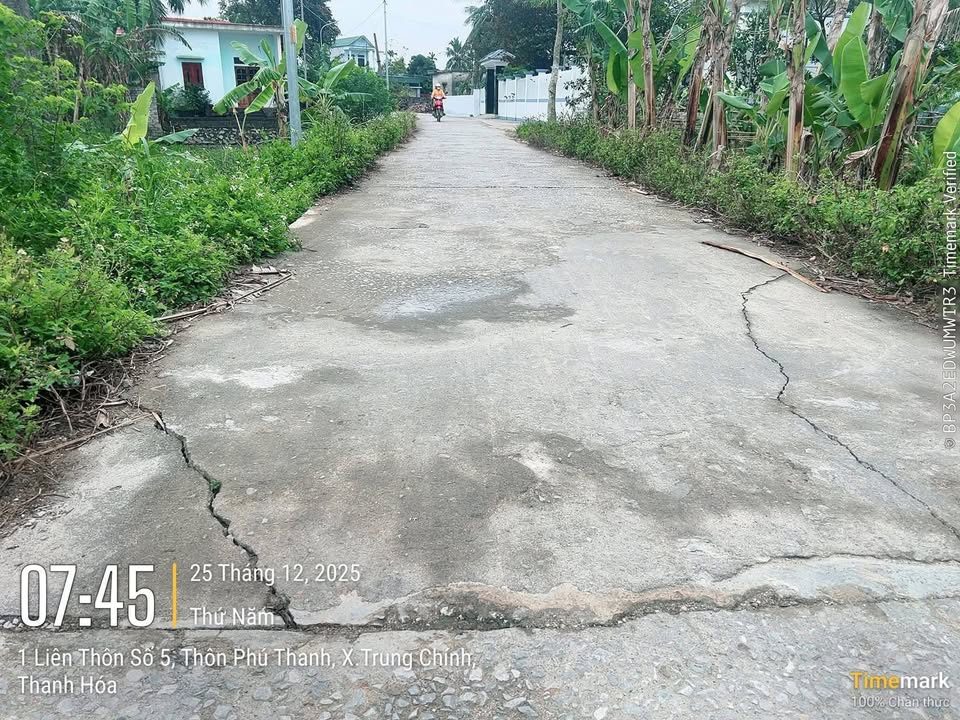 Đất nền thổ cư xã Trung Chính, Nông Cống 7m² giá 600 triệu - Cơ hội đầu tư tuyệt vời!