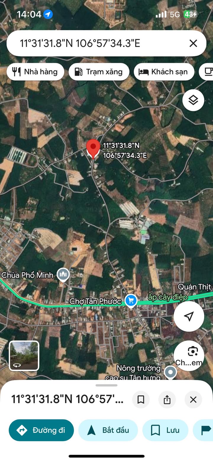 Đất nền Tân Phước, Đồng Phú 510m² giá 1 tỷ - Cơ hội đầu tư hiếm có!