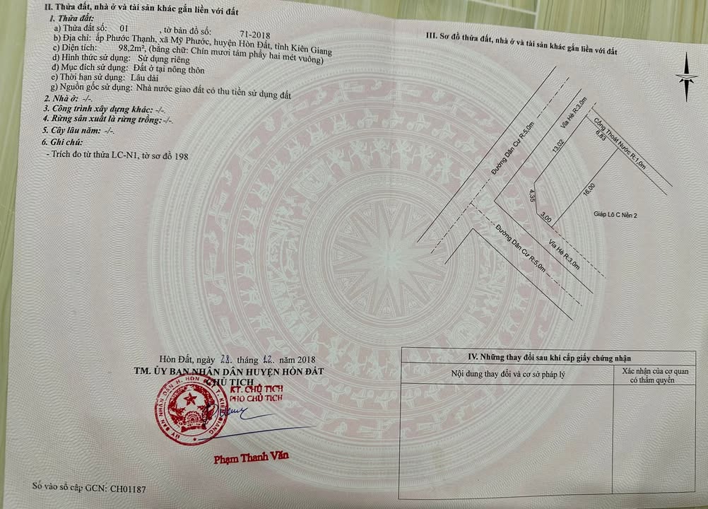 Đất nền thổ cư xã Mỹ Thuận 80m² giá chỉ 290 triệu - Tiềm năng đầu tư lớn!