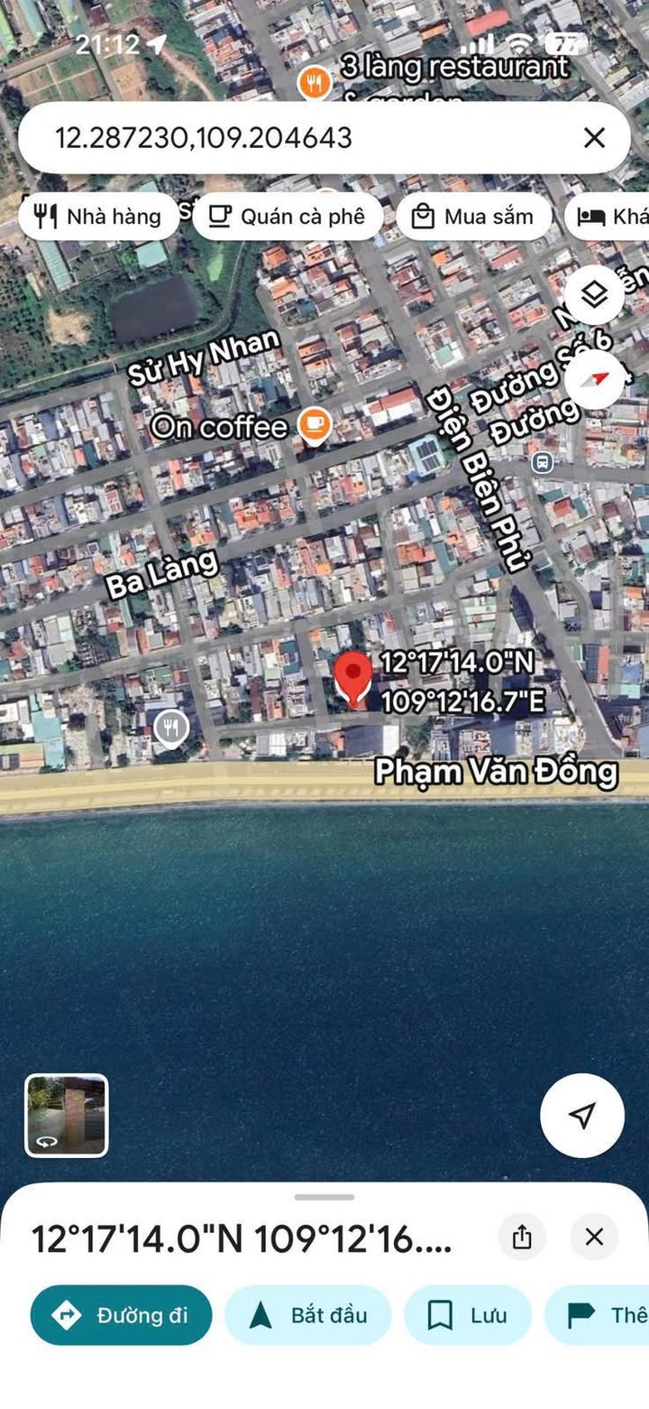 Bán lô đất 263m² đường Điện Biên Phủ, Nha Trang - Cách biển 50m, đầu tư sinh lời cao!