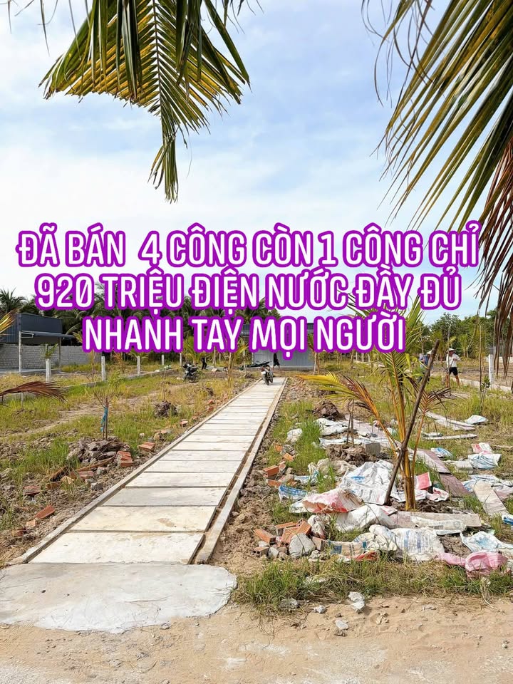 Đất nền Châu Đốc 1000m² giá 920 triệu - Cơ hội đầu tư hiếm có!