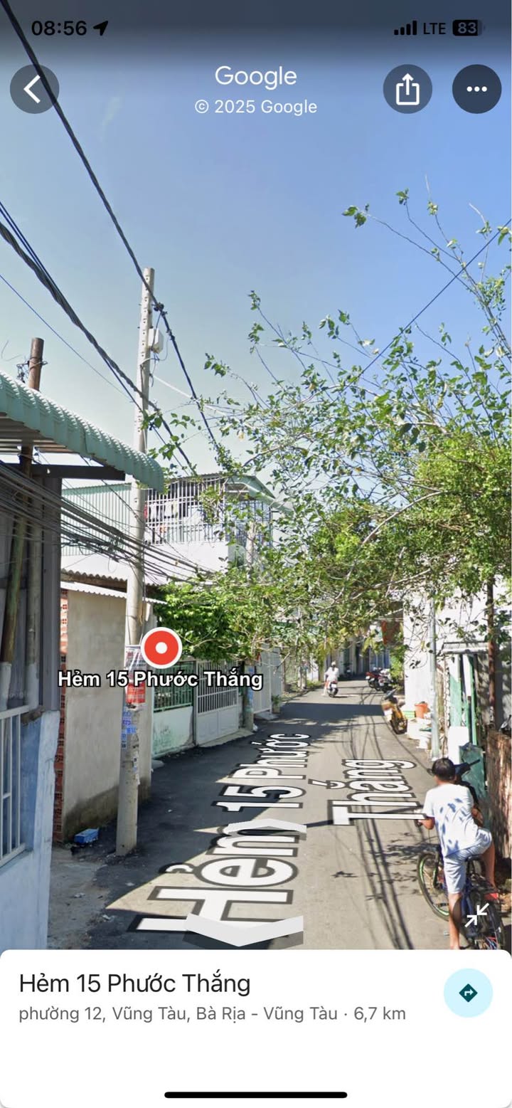 Bán đất hẻm 15 Phước Thắng, phường 12, Vũng Tàu - Diện tích 101,3m², giá 2,7 tỷ - Cơ hội đầu tư hấp dẫn!