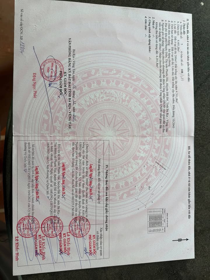 Đất nền Phước Hải Bà Rịa - Vũng Tàu 4,400m² - Cách biển chỉ 1km!