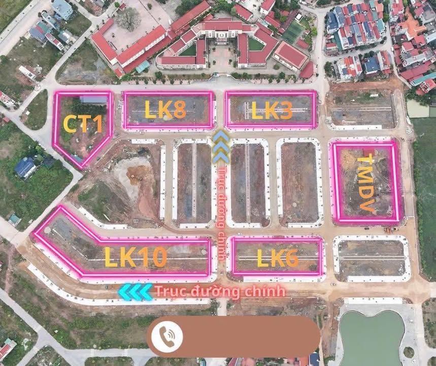 Đất nền Khu Đồng Sơn Bắc Giang 80m² giá 3 tỷ - Mặt tiền 5m, đường lớn thuận lợi!