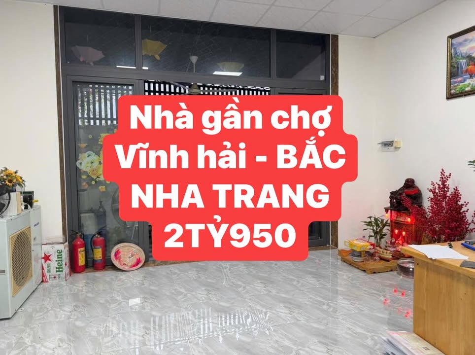 Nhà cấp 4 Vĩnh Hải, Nha Trang 77m² giá 2.95 tỷ - Đường Nguyễn Khuyến, gần chợ Vĩnh Hải!
