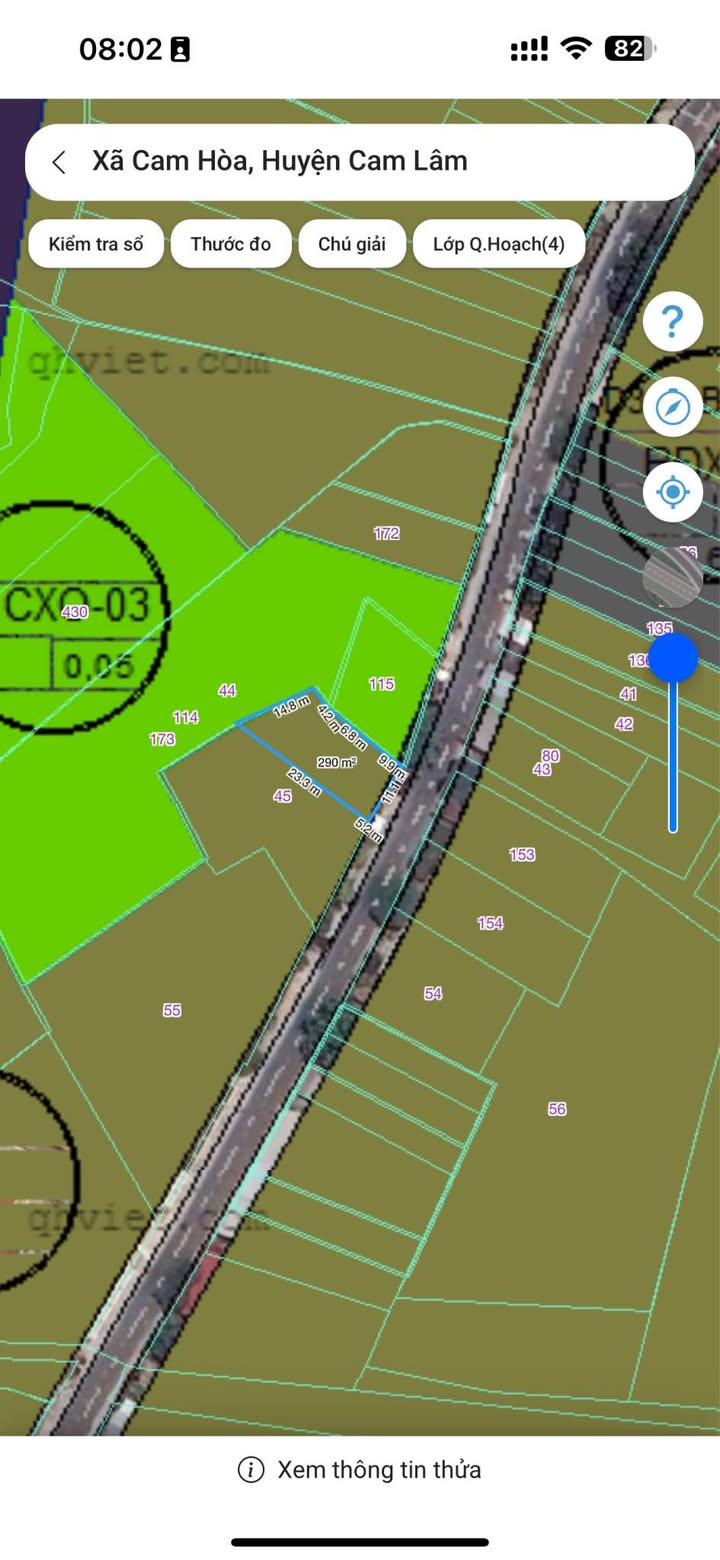 Đất nền Cam Hòa 288m² giá thỏa thuận - Kinh doanh sầm uất!