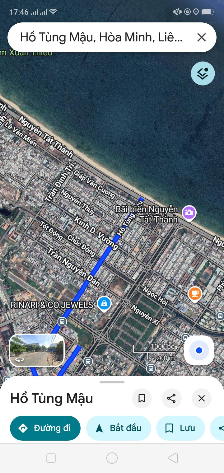 Đất nền đường Hồ Tùng Mậu, Đà Nẵng 100m² giá 8.9 tỷ - Kinh doanh sầm uất!