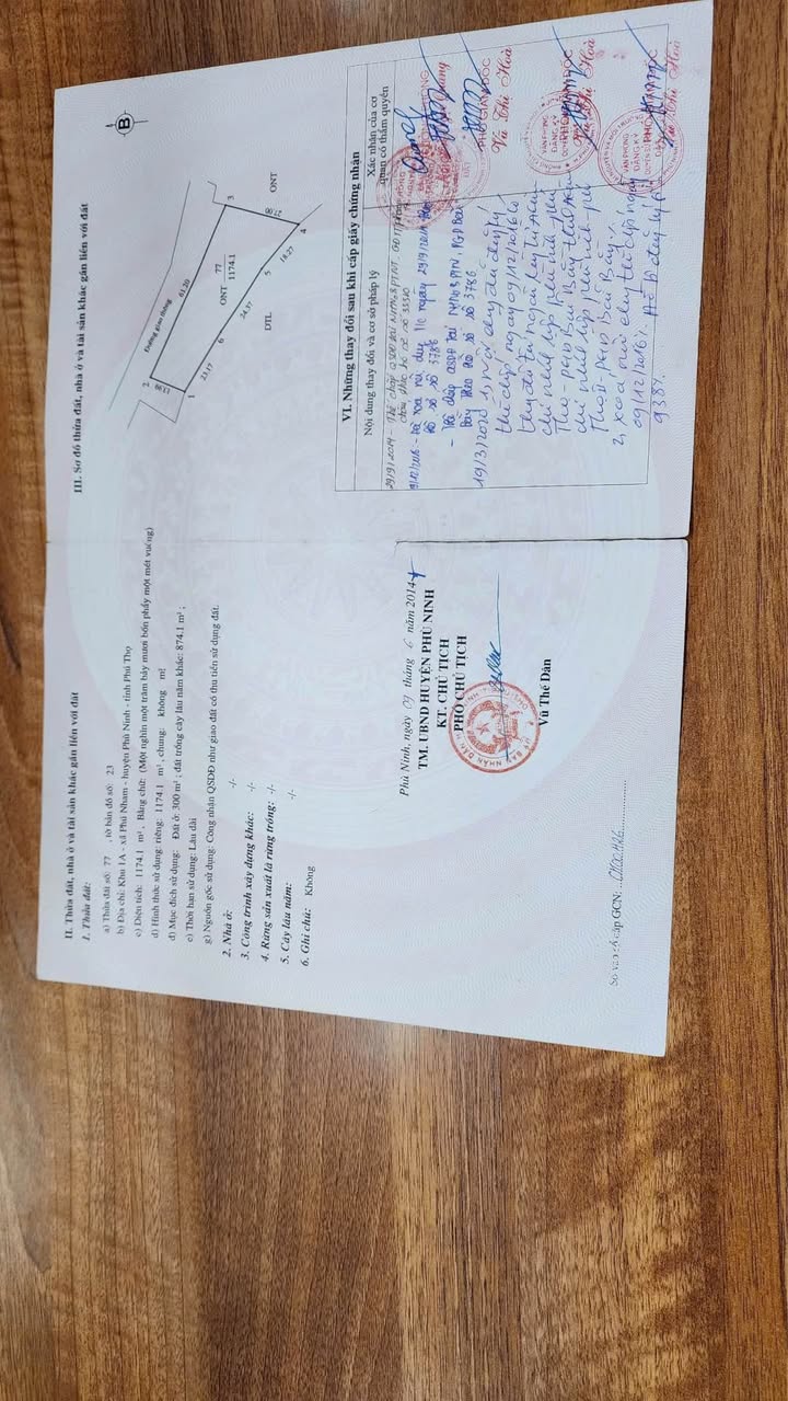 Đất ở Phú Nham - Phù Ninh 1174m² giá 12 tỷ - Mặt tiền đẹp, tách thửa dễ dàng!