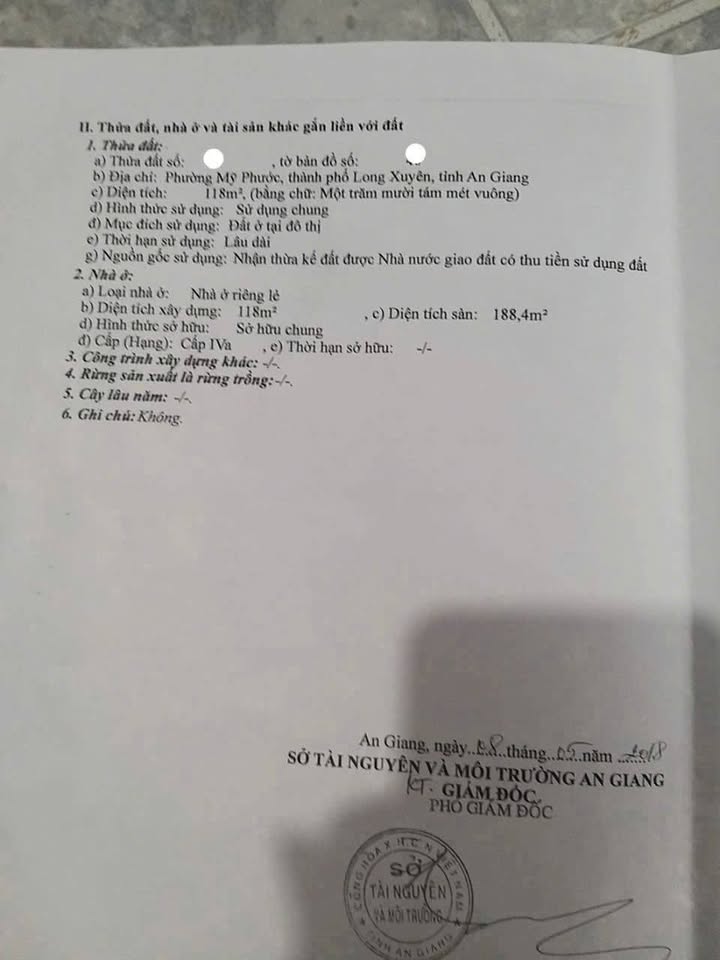Nhà góc Trần Phú, Long Xuyên 118m² - Gần chợ Xẻo Trôm, giá thỏa thuận!