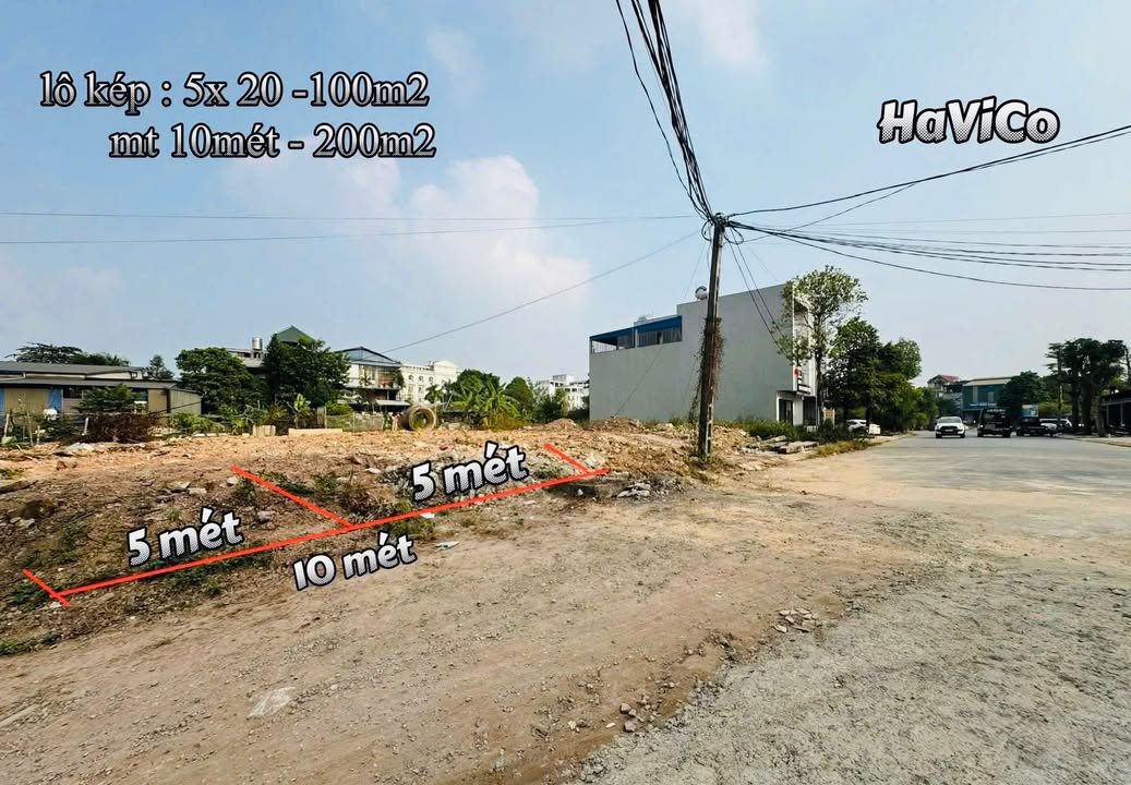 Đất nền KĐT HAVICO Thái Nguyên 100m² giá 5 tỷ - Cơ hội đầu tư hiếm có!