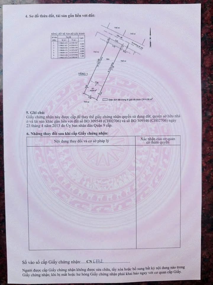 Đất nền hẻm 56 đường 160, phường Tăng Nhơn Phú A, 68m², giá 5.1 tỷ - Cơ hội đầu tư hấp dẫn!