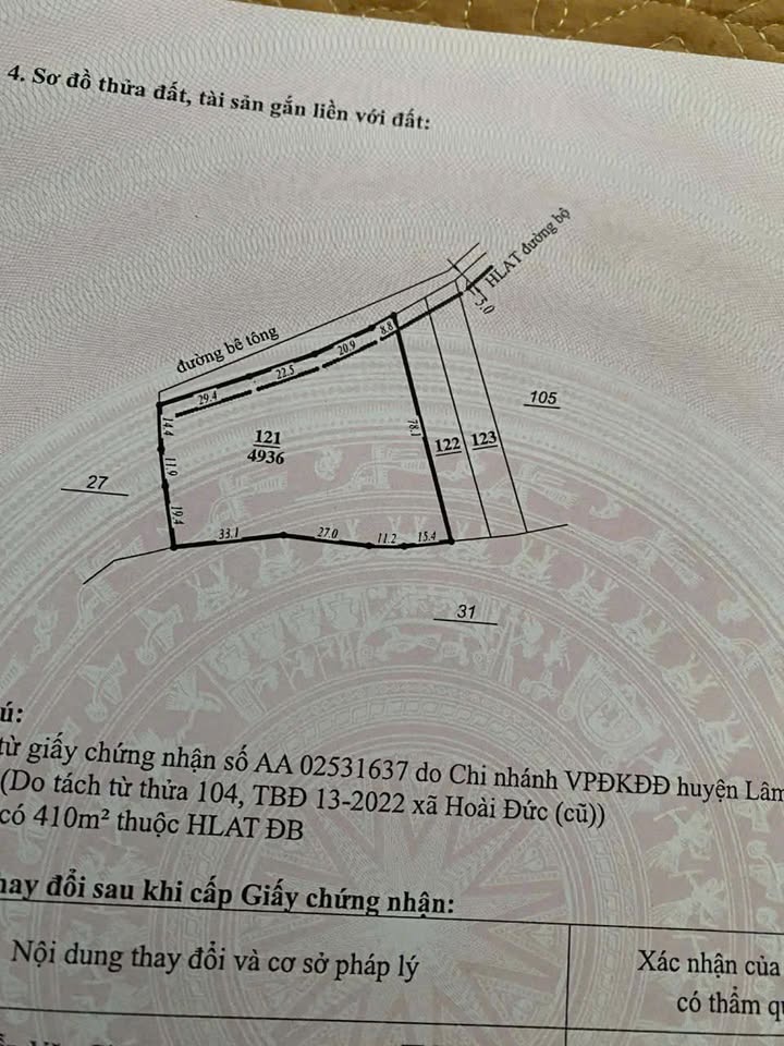 Lô đất Farm Hoài Đức, Lâm Hà 20.000m² giá 2.75 tỷ - Đầu tư sinh lời ngay!