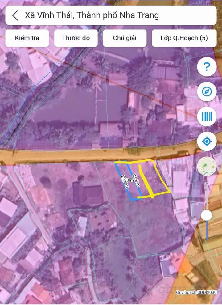 Đất mặt tiền đường Thái Thông, Vĩnh Thái, Nha Trang 127m² giá 5.375 tỷ - Đầu tư sinh lời ngay!