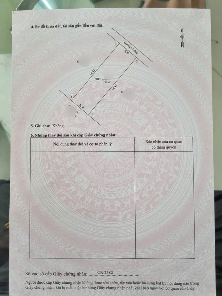 Đất nền phường Mỹ Thới, An Giang 101m² giá 600 triệu - Cơ hội đầu tư hấp dẫn!