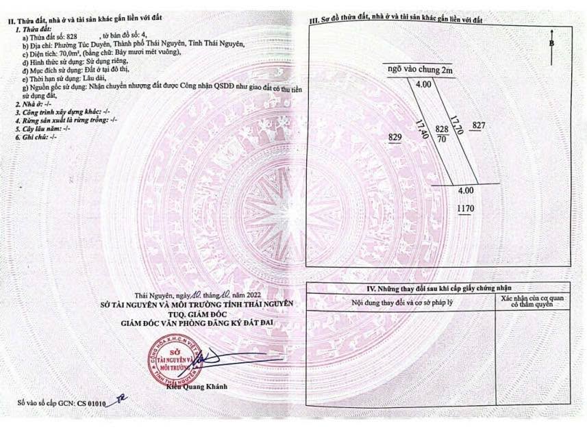 Nhà cấp 4 Bến Oánh, Túc Duyên 70m² giá 1.35 tỷ - Gần chợ và trường học!