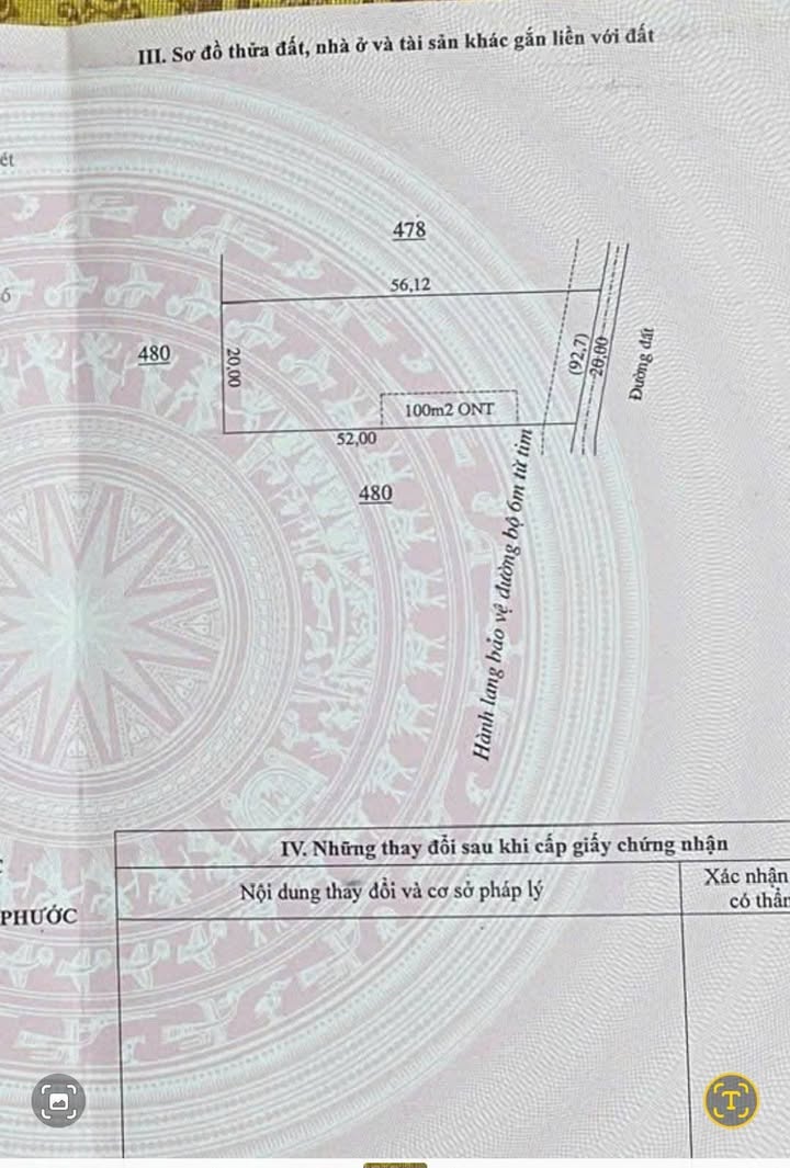 Đất nền Tân Tiến Bù Đốp 5200m² giá 800 triệu - Chính chủ bán gấp!