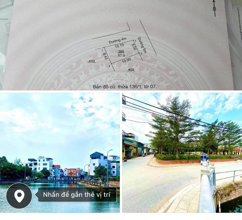 Đất thổ cư Lại Yên, Hoài Đức 57m² giá 913.5 triệu - Đầu tư sinh lời ngay!