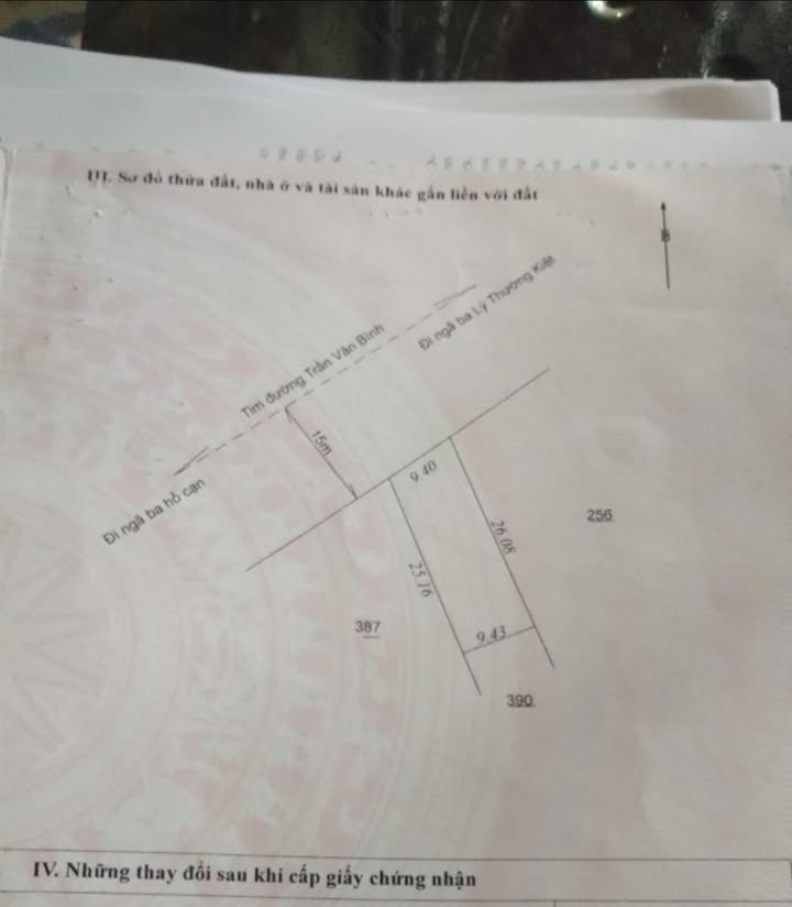 Đất mặt tiền Trần Văn Bình, Pleiku 244.47m² - Cơ hội đầu tư tuyệt vời!