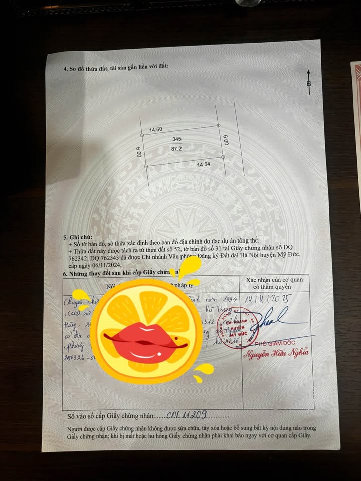 Đất nền Hợp Tiến, Mỹ Đức 87m² giá 1 tỷ - Đường ô tô vào tận nơi!