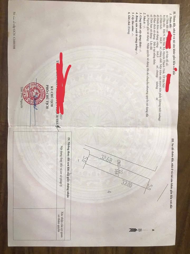 Đất nền 164m² Tân Xã, Thạch Thất giá thỏa thuận - Vị trí đắc địa gần khu công nghệ cao!