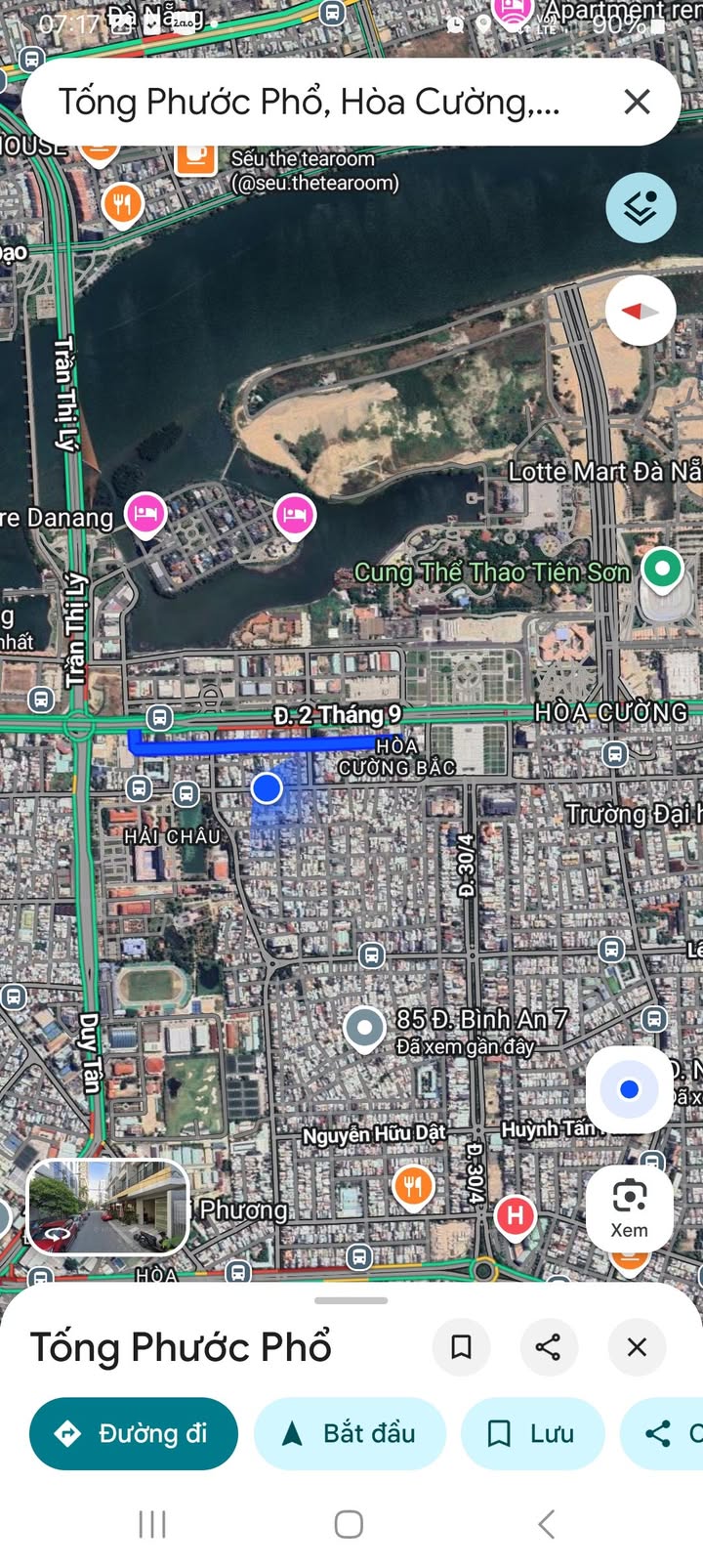 Nhà 3 tầng mặt tiền Tống Phước Phổ, Hải Châu, 74m² giá 9.8 tỷ - Cơ hội đầu tư hấp dẫn!