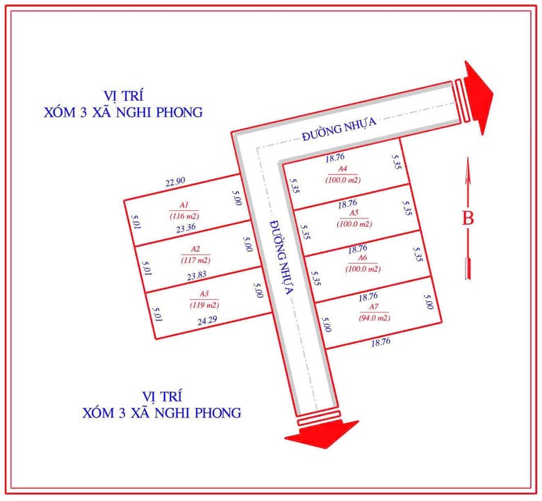 Đất nền Nghi Phong, Vinh 91m² giá 1,1 tỷ - Cơ hội đầu tư hấp dẫn!