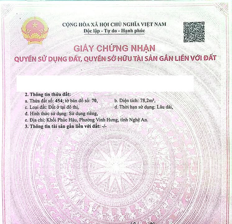 Đất lô góc 78,2m² tại ngõ Phúc Hậu, Nghi Liên - Giá chỉ 1 tỷ!