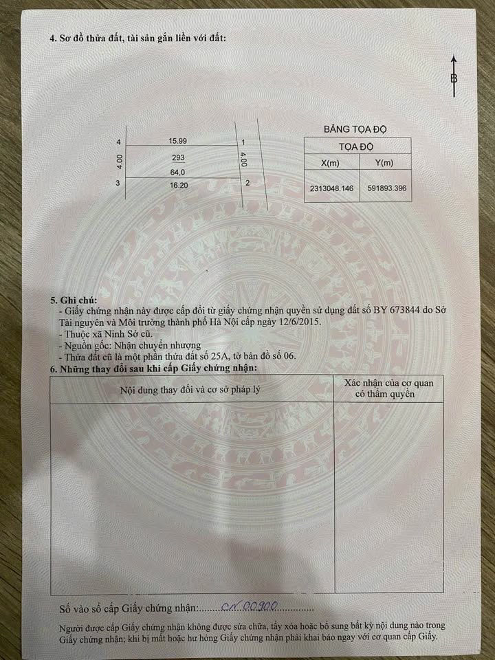 Đất Ninh Sở 64m² giá 3.65 tỷ - Sổ đỏ chính chủ, đầu tư hợp lý!