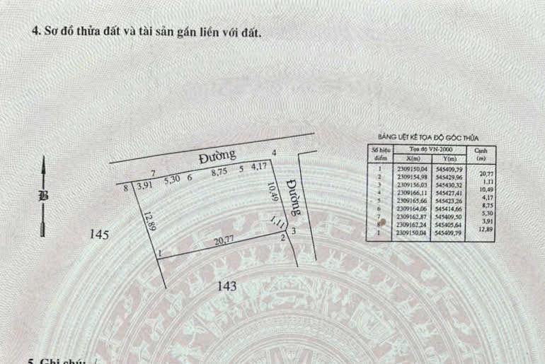 Đất nền Mễ Sở, Văn Giang 265m² giá thỏa thuận - Lô góc 2 mặt thoáng đầu tư sinh lời!