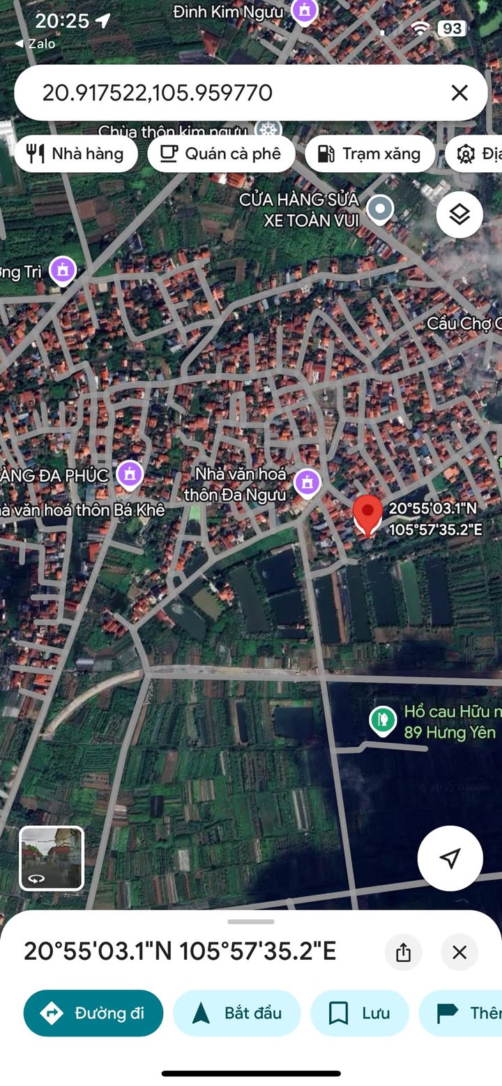 Đất nền Tân Tiến, Văn Giang, Hưng Yên 84m² giá 3 tỷ - Vị trí view hồ tuyệt đẹp!