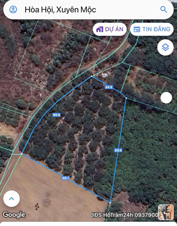 Đất nền 5.250m² Xã Hòa Hội, Bà Rịa - Vũng Tàu giá 3,7 tỷ - Đầu tư sinh lời ổn định!