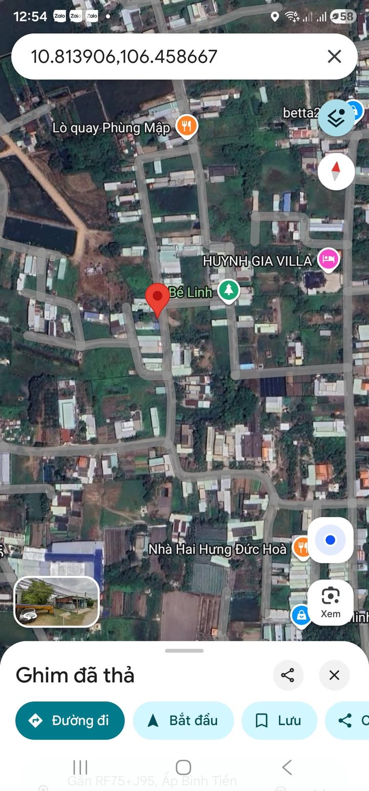 Đất thổ cư Bình Tiền 1, Đức Hòa 130m² giá 1.29 tỷ - Đầu tư sinh lời lý tưởng!