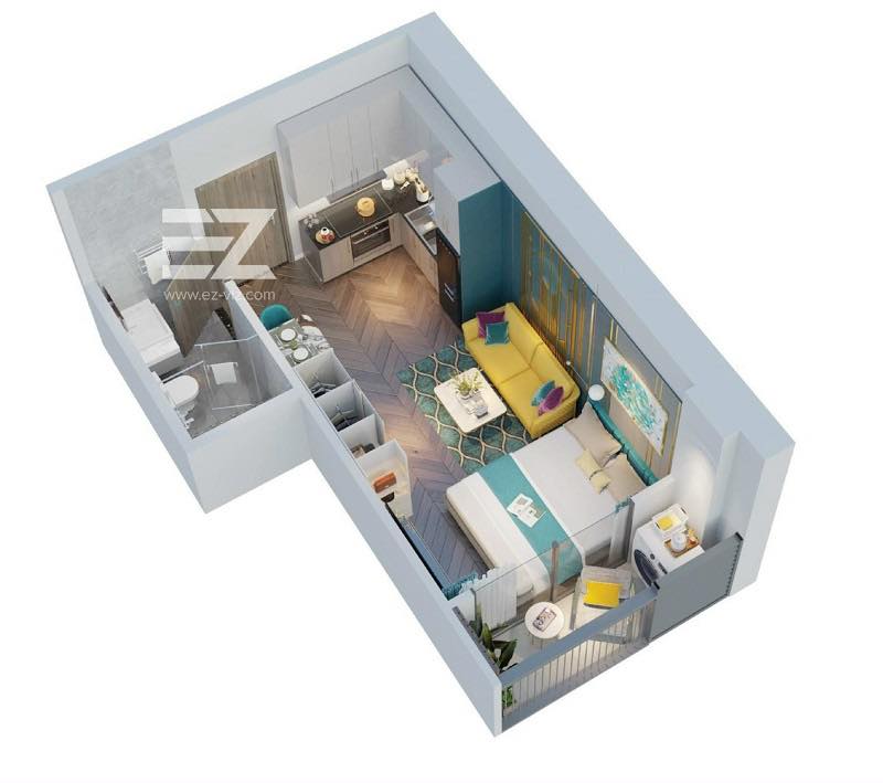 Căn hộ Studio GS6 Đại Mỗ 27m² giá 2.75 tỷ - Bàn giao ngay trước Tết!