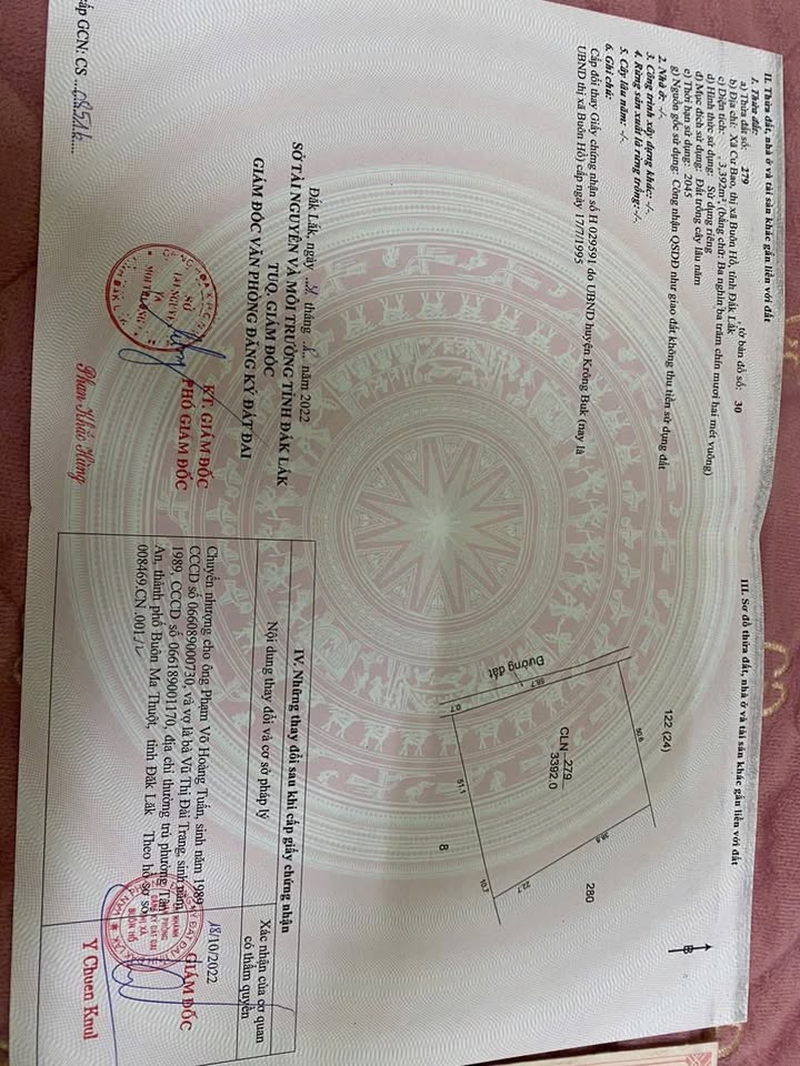 Đất nền 5 sào Cư Bao Buôn Hồ giá chỉ 576 triệu - Tiềm năng đầu tư lớn!