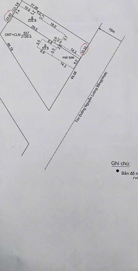 Đất 2MT Nguyễn Lương Bằng, Hòa Thành 1800m² giá 13.5 tỷ - Kinh doanh sầm uất!