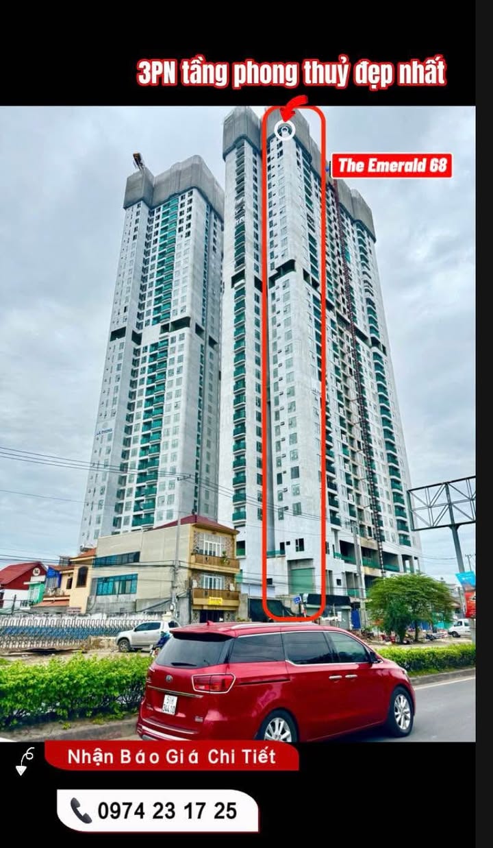 Căn hộ 3PN The Emerald 68, 87m² giá chỉ 5 tỷ - View triệu đô đỉnh cao!