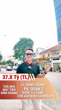 Nhà phố mặt tiền Lý Chính Thắng, Quận 3, 510m², giá 36 tỷ - Cơ hội đầu tư hiếm có!