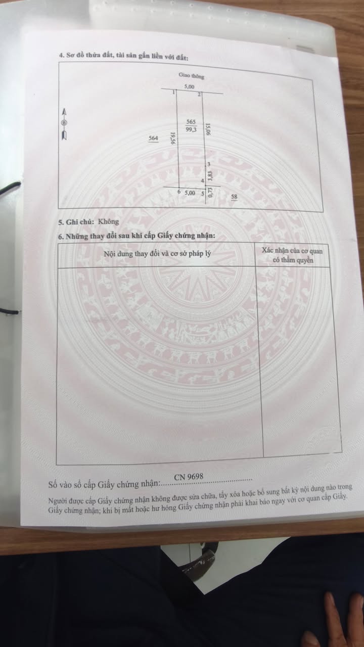 Đất nền 99.3m² tại phường Chu Hóa, Việt Trì - Sổ đỏ chính chủ, giá thỏa thuận!