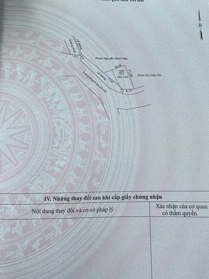 Đất nền mặt tiền DX070 Định Hoà, Thủ Dầu Một 75m² - Giá thỏa thuận hấp dẫn!