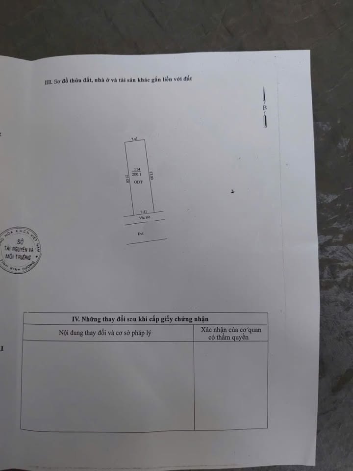Đất mặt tiền KDC Tương Bình Hiệp, Thủ Dầu Một 199.92m² giá 3 tỷ - Cơ hội đầu tư hấp dẫn!