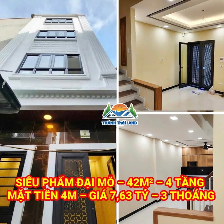 Nhà phố Đại Mỗ 42m² giá 7.63 tỷ - Mới đẹp, 3 mặt thoáng, 40m ra ô tô!