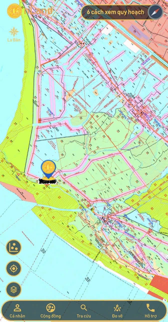 Đất nuôi trồng thủy sản 9.696m² tại Đông Hải - Tiềm năng đầu tư lớn!