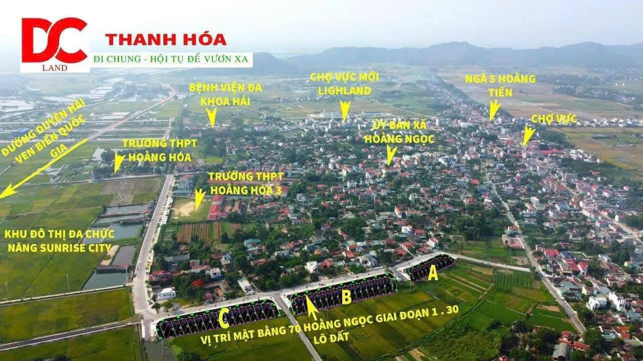 Đất nền Hoằng Ngọc, Hoằng Hóa 140m² giá 1.1 tỷ - Vị trí tiềm năng tăng trưởng cao!