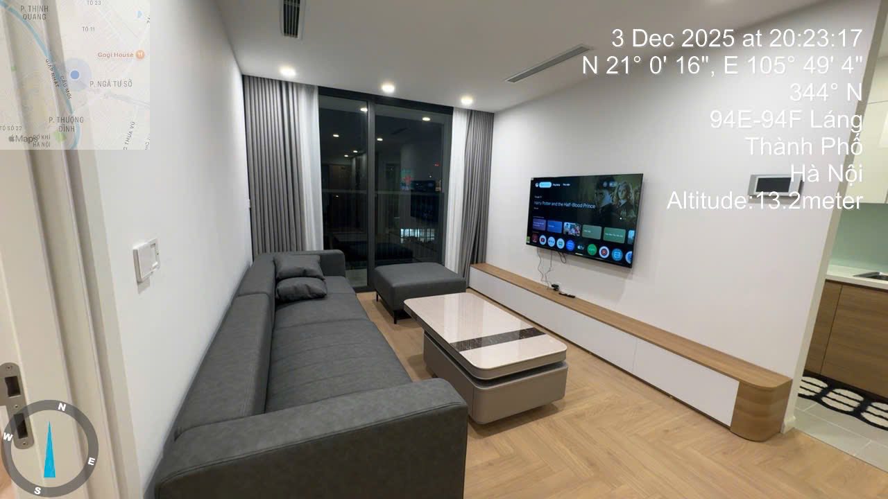 Chung cư The Ninety Complex Đường Láng 78m² giá 22 triệu - Full đồ, sẵn sàng vào ở!