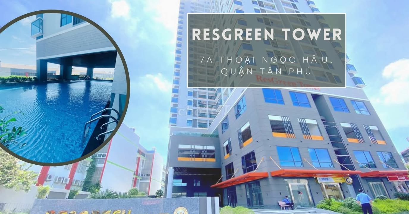 Chung cư ResGreen Tân Phú 83m² giá 17 triệu - Full nội thất, ở liền!