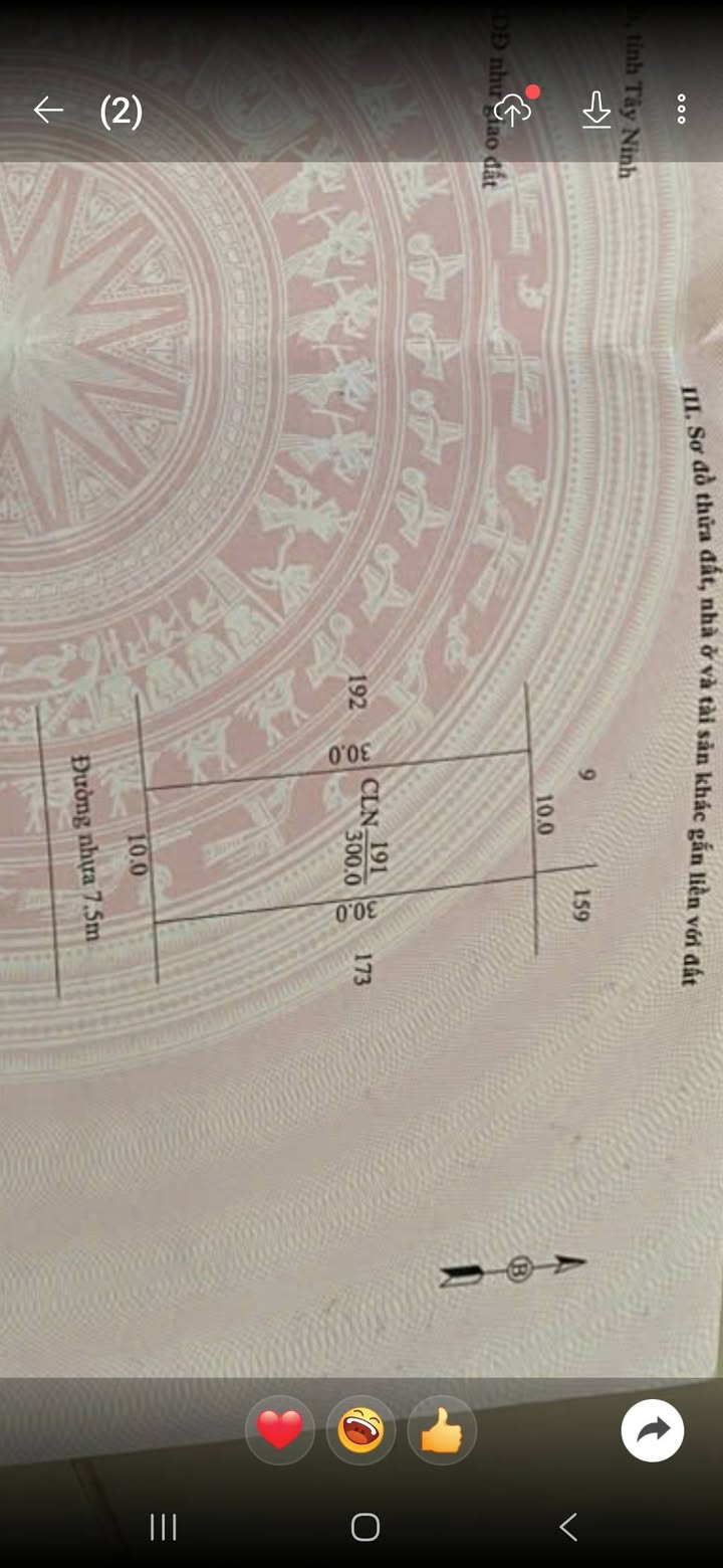 Đất thổ cư Hòa Thành 300m² giá 175 triệu - Vị trí đẹp, giao thông thuận lợi!